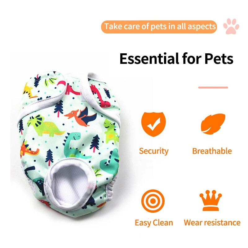 Pseće pelene Physiological Pant Puppy Ženske gaćice Kratke hlače Donje rublje Perivo žensko gaćice za pse Kućni ljubimac Odjeća za mačke