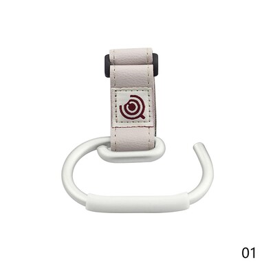 Cărucior pentru cărucior solid Cârlige pentru cărucior pentru cărucior pentru copii Umeraș pentru cărucior cu curea din PU Geantă carabinier Cârlig rotativ Accesorii pentru cărucior