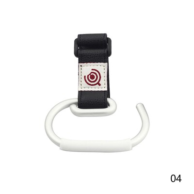 Cărucior pentru cărucior solid Cârlige pentru cărucior pentru cărucior pentru copii Umeraș pentru cărucior cu curea din PU Geantă carabinier Cârlig rotativ Accesorii pentru cărucior