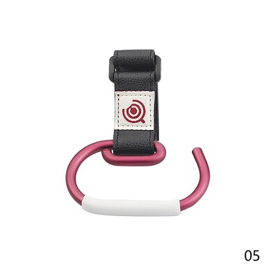 Cărucior pentru cărucior solid Cârlige pentru cărucior pentru cărucior pentru copii Umeraș pentru cărucior cu curea din PU Geantă carabinier Cârlig rotativ Accesorii pentru cărucior