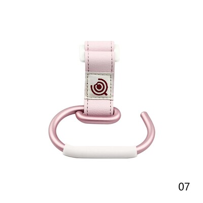 Cărucior pentru cărucior solid Cârlige pentru cărucior pentru cărucior pentru copii Umeraș pentru cărucior cu curea din PU Geantă carabinier Cârlig rotativ Accesorii pentru cărucior