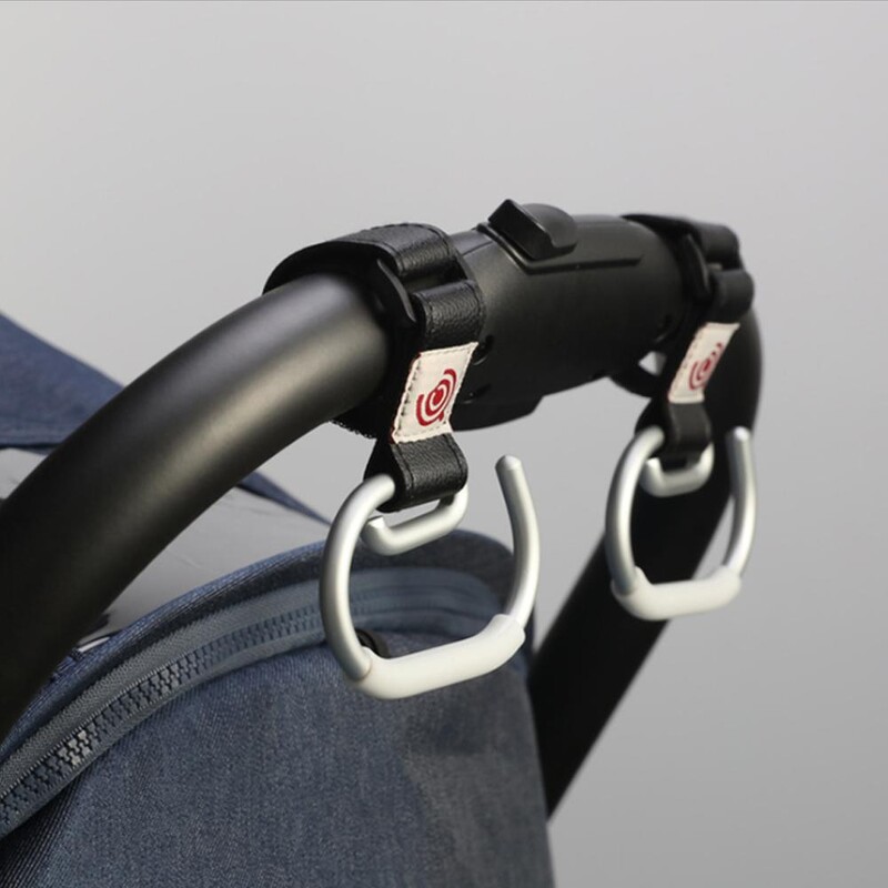 Čvrsta kuka za dječja kolica Kuke za kolica Vješalica za dječja kolica s PU remenom Torba s karabinerom Okretna kuka Dodaci za kolica