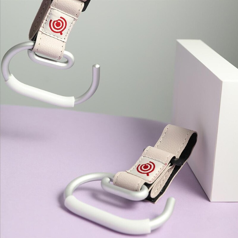 Čvrsta kuka za dječja kolica Kuke za kolica Vješalica za dječja kolica s PU remenom Torba s karabinerom Okretna kuka Dodaci za kolica