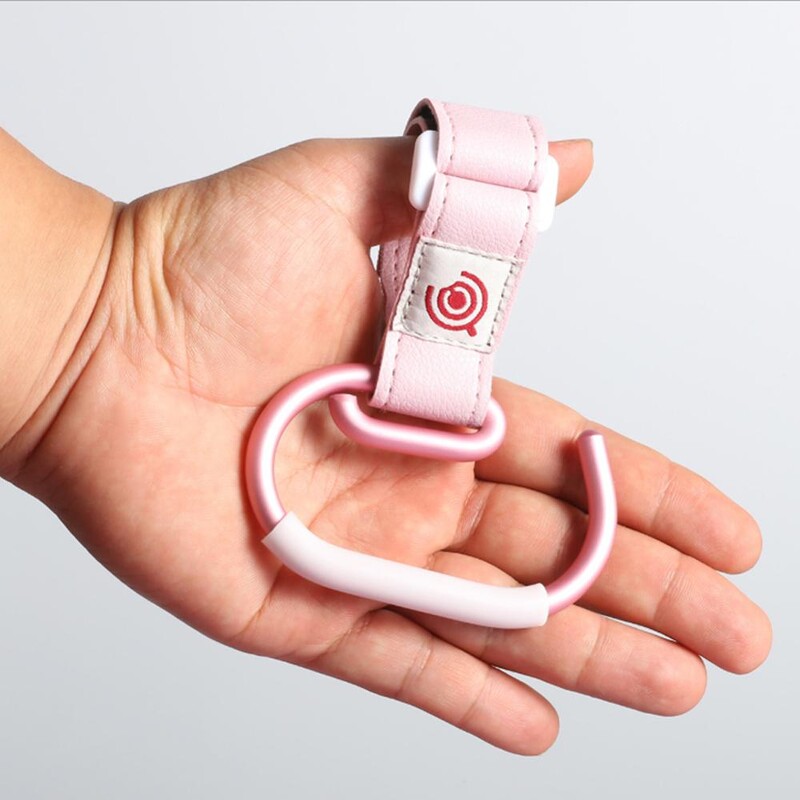 Čvrsta kuka za dječja kolica Kuke za kolica Vješalica za dječja kolica s PU remenom Torba s karabinerom Okretna kuka Dodaci za kolica