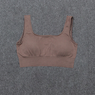 Set de yoga cu nervuri fără cusături Trening pentru femei Îmbrăcăminte sport Set de gimnastică Îmbrăcăminte de fitness Haine de antrenament Crop Top cu mânecă lungă Jambiere de yoga