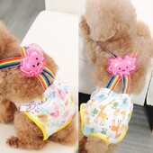 Animale de companie Scutece pentru câini, lavabile, pentru femeie, pantaloni scurți, chiloți, lenjerie de corp pentru menstruație, pantaloni fiziologici, articole sanitare pentru animale de companie