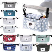 Geantă pentru scutece Organizator pentru cărucior pentru copii cu desene animate Genți pentru scutece pentru cărucior Cărucior Cărucior Coș Cârlig Accesorii pentru cărucior