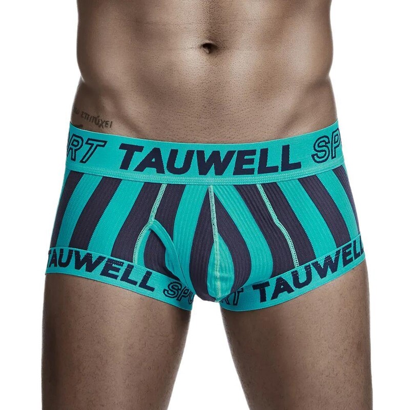 TAUWELL muške bokserice seksi donje rublje prugaste gaćice niskog struka muško donje rublje bokserice novi dizajn