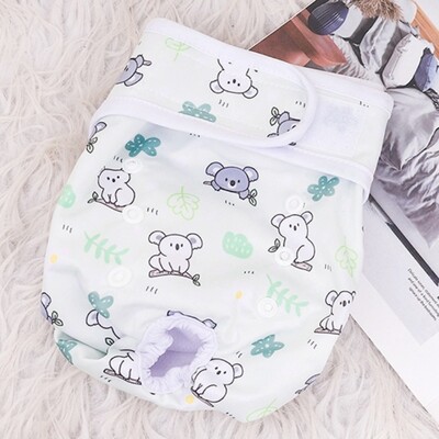 Chiloți reutilizabili pentru câini Scutece lavabile pentru femeie pentru câini, pantaloni fiziologici pentru cățeluși, pentru animale de companie, scutec sanitar