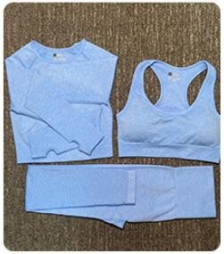 2/3/5 buc. Costume sportive pentru femei fără sudură Set de yoga Îmbrăcăminte sportivă de antrenament Îmbrăcăminte de gimnastică Fitness Top cu mânecă lungă Leggings cu talie înaltă