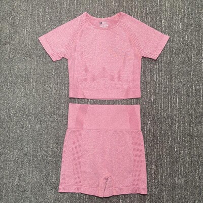 2/3/5 buc. Costume sportive pentru femei fără sudură Set de yoga Îmbrăcăminte sportivă de antrenament Îmbrăcăminte de gimnastică Fitness Top cu mânecă lungă Leggings cu talie înaltă