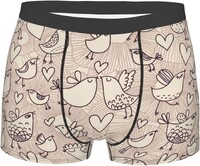 Slip boxer respirabil pentru bărbați, cu graffiti, confort, lenjerie de corp elastică, cu husă umflată, pentru bărbați, băieți