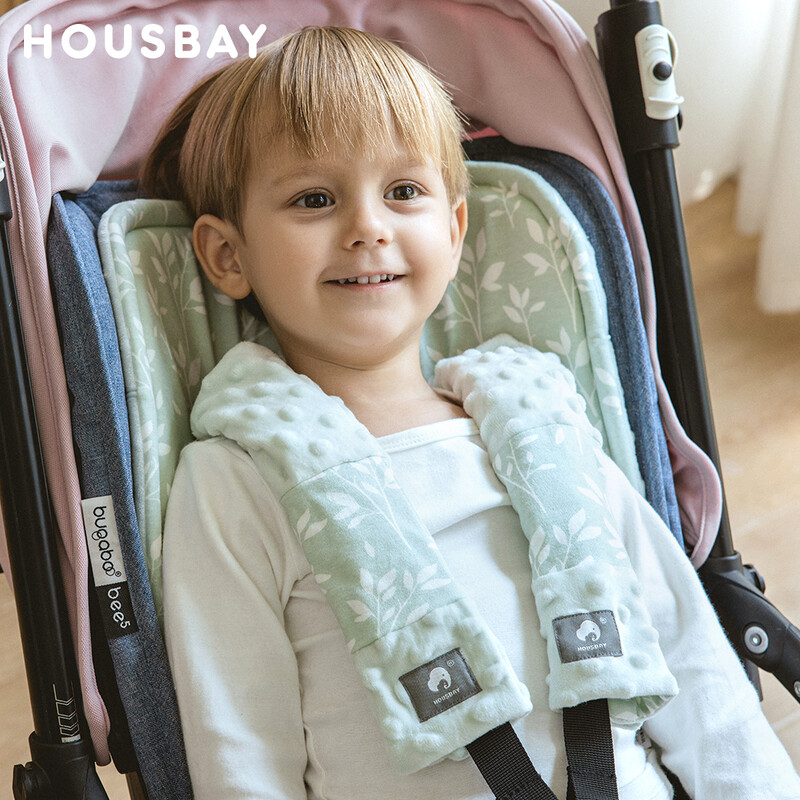 2 kom. Navlaka za sigurnosni pojas Dječje autosjedalice Zaštitna navlaka za pojas Mekana, udobna dječja jastučić za rame Univerzalni dodaci za kolica