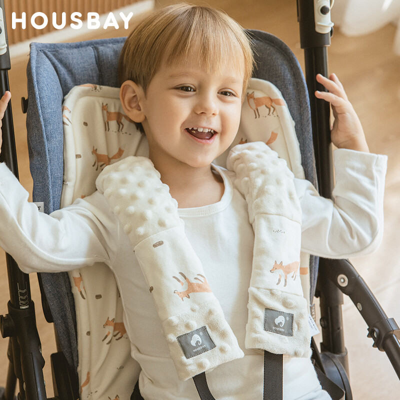 2 kom. Navlaka za sigurnosni pojas Dječje autosjedalice Zaštitna navlaka za pojas Mekana, udobna dječja jastučić za rame Univerzalni dodaci za kolica