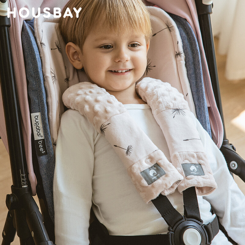 2 kom. Navlaka za sigurnosni pojas Dječje autosjedalice Zaštitna navlaka za pojas Mekana, udobna dječja jastučić za rame Univerzalni dodaci za kolica