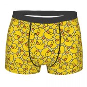 Kohandatud Yellow Ducks Aluspesu Meeste Stretch Multikas Bokserpüksid Lühikesed püksid Aluspüksid Pehmed Seksikad Aluspüksid Hommele