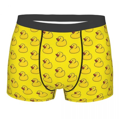 Kohandatud Yellow Ducks Aluspesu Meeste Stretch Multikas Bokserpüksid Lühikesed püksid Aluspüksid Pehmed Seksikad Aluspüksid Hommele