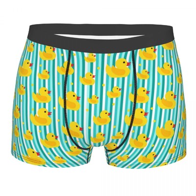 Kohandatud Yellow Ducks Aluspesu Meeste Stretch Multikas Bokserpüksid Lühikesed püksid Aluspüksid Pehmed Seksikad Aluspüksid Hommele