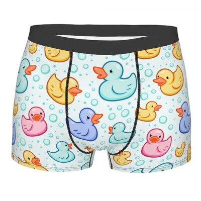 Kohandatud Yellow Ducks Aluspesu Meeste Stretch Multikas Bokserpüksid Lühikesed püksid Aluspüksid Pehmed Seksikad Aluspüksid Hommele