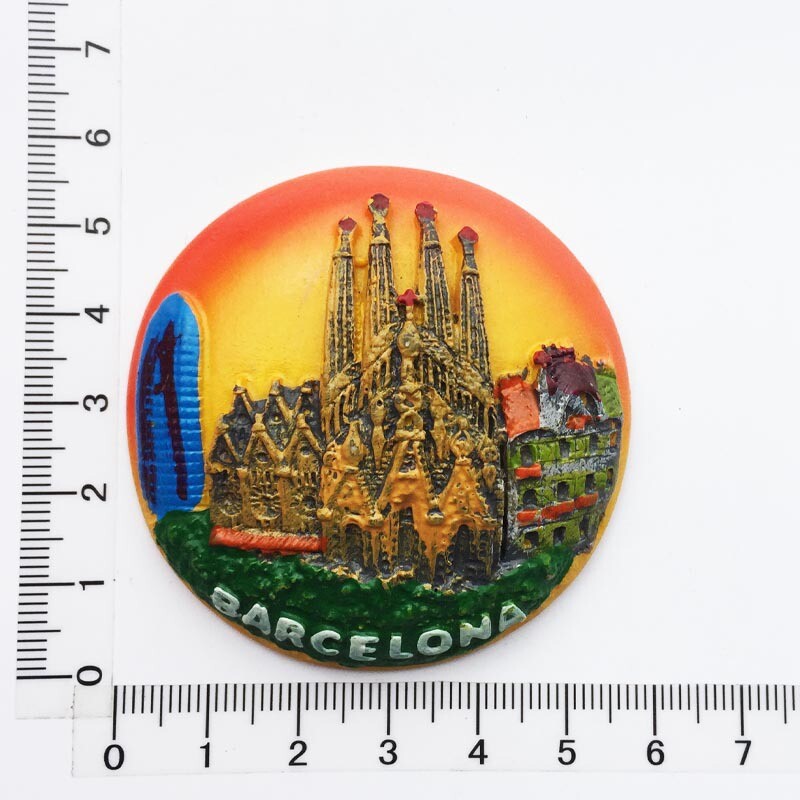 Kreativni suveniri Rukotvorine od smole za putovanja iz cijelog svijeta Španjolska Italija Grčka Magneti Magneti za hladnjake