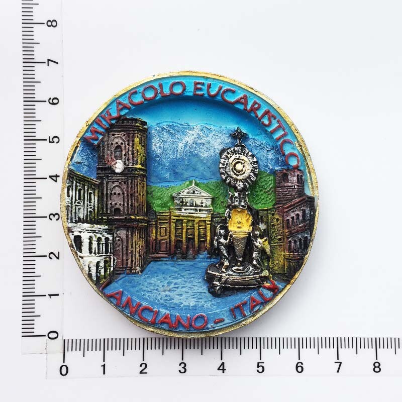 Kreativni suveniri Rukotvorine od smole za putovanja iz cijelog svijeta Španjolska Italija Grčka Magneti Magneti za hladnjake