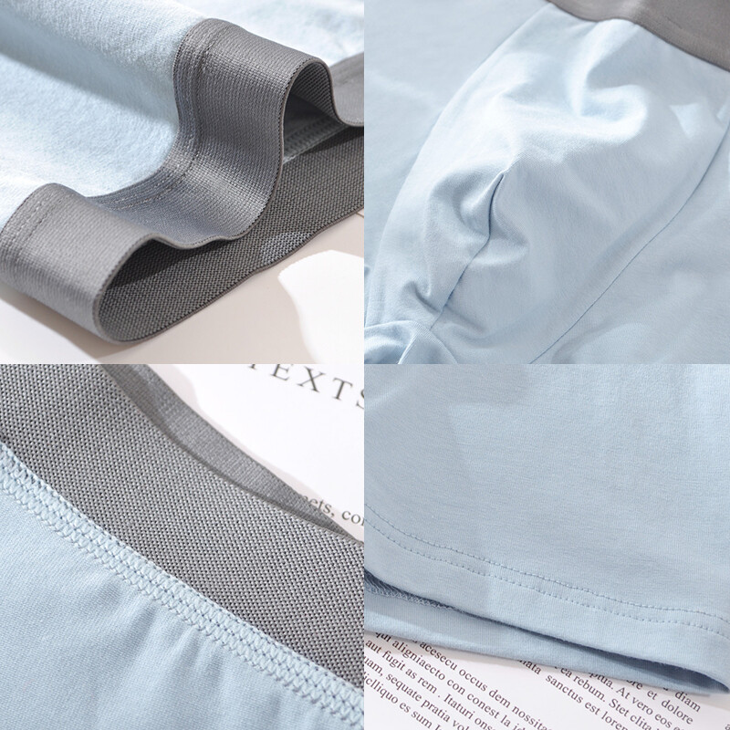 2Pcs Muške gaćice Pamuk Muško donje rublje Boksačice Gaćice Kratke hlače L-5XL Velike veličine Visoko elastične Prozračne Mekane Seksi Udobne