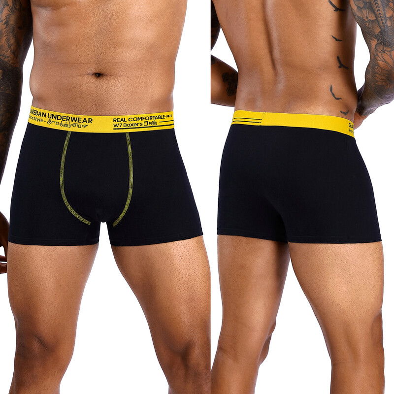 Συσκευασία 6 τμχ 2024 Brand Boxer Fashion Style Ανδρικά εσώρουχα Βαμβακερά εσώρουχα ανδρικά και σώβρακα For Homme Luxury Set Shorts Box Slips