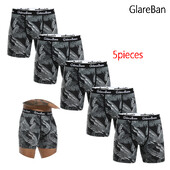 5 tk. Keskpikk Bokserpüksid Meeste Aluspesu Polüester Meeste Aluspüksid Meestele Seksikad Homme Boxershorts Boxerpüksid Aluspüksid Slipid Komplekti partii