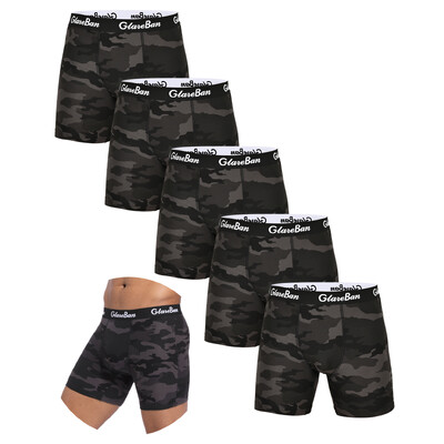 5 tk. Keskpikk Bokserpüksid Meeste Aluspesu Polüester Meeste Aluspüksid Meestele Seksikad Homme Boxershorts Boxerpüksid Aluspüksid Slipid Komplekti partii