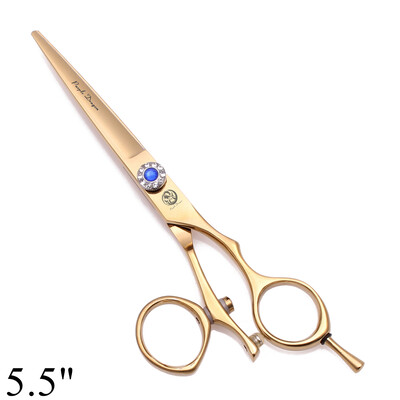 Foarfece profesionale de coafură 5,5" 6" Purple Dragon JP 440C Foarfece de tuns cu degetul mare pivotant Foarfece de tuns frizer Z9019