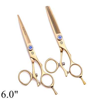 Foarfece profesionale de coafură 5,5" 6" Purple Dragon JP 440C Foarfece de tuns cu degetul mare pivotant Foarfece de tuns frizer Z9019