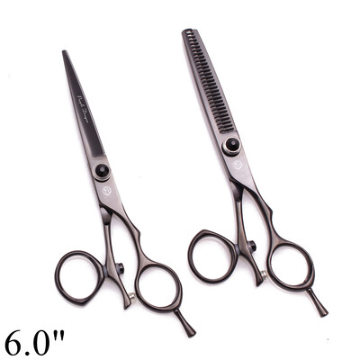 Foarfece profesionale de coafură 5,5" 6" Purple Dragon JP 440C Foarfece de tuns cu degetul mare pivotant Foarfece de tuns frizer Z9019