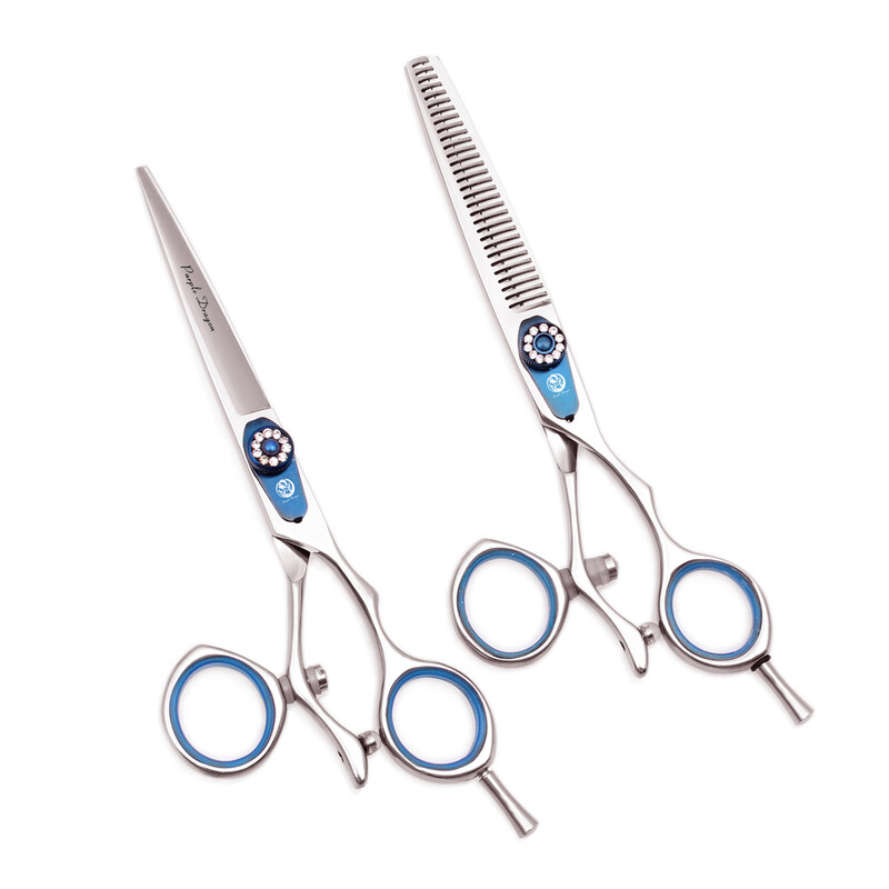 Επαγγελματικό ψαλίδι κομμωτηρίου 5,5" 6" Purple Dragon JP 440C Swivel Thumb Hair Cutting Scissors Barber Αραίωση Ψαλίδια Z9019