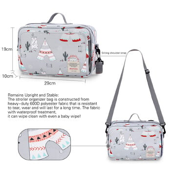 Αδιάβροχες Baby Mummy Bags Fashion Prints WetDry για επαναχρησιμοποιήσιμη τσάντα μητρότητας μίας χρήσης Τσάντα με διπλή λαβή Wetbags