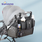 Sunveno Geantă organizatoare pentru cărucior pentru bebeluși Geantă de depozitare pentru cărucior pentru bebeluși cu geantă pentru cărucior pentru copii Accesorii pentru cărucior