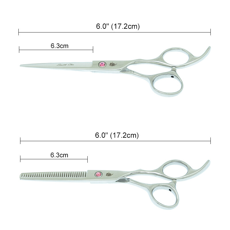 Smith Chu 5.0" 5.5" 6.0" 6.5" 7" Professional Hair Cutting Scissors Salon Hairdressing Thinning Shears Barber Suppliers A0035C