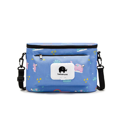 Geantă pentru scutece Geantă pentru cărucior pentru copii din desene animate Geanta organizatoare Genți pentru scutece pentru cărucior Cărucior Cărucior Coș Cârlig Accesorii pentru cărucior