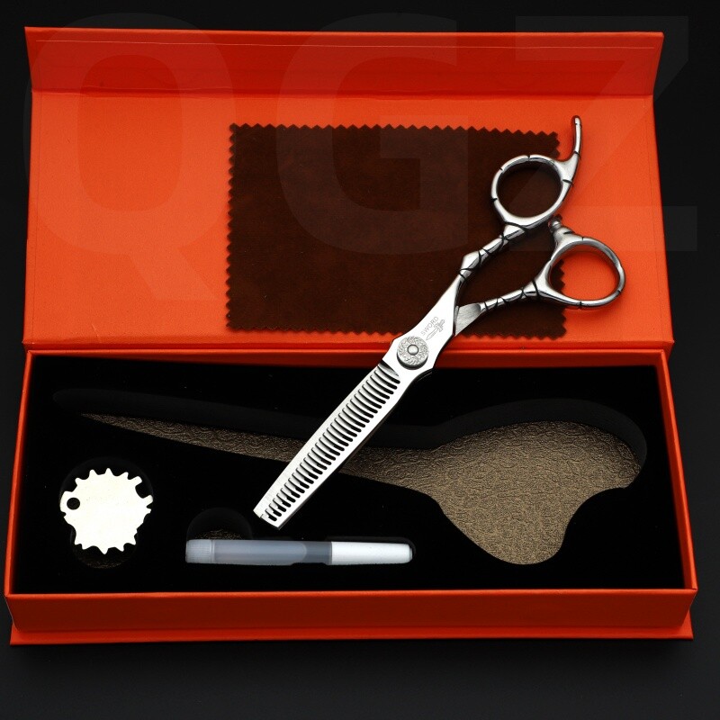 Ψαλίδι κουρείου MIZUTANI Νέο ξύλινο ψαλίδι 6,0 ιντσών ψαλίδι λεπτών μαλλιών Σετ εργαλείων επαγγελματικού κουρείου κουρείου