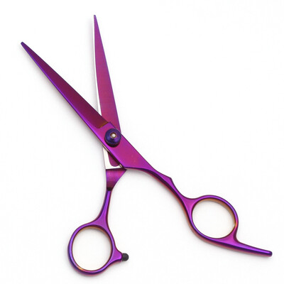 Foarfece de păr Purple Dragon Foarfece de coafură Set de tunsoare din inox 6" Foarfece de tuns Foarfece de tuns Piepteni de ras C1001