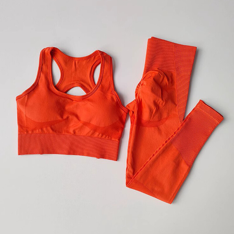 Σετ 2 τεμαχίων Γυναικεία αθλητική φόρμα γυμναστικής Yoga Σετ γυμναστικής Hollow Out Αθλητικό σουτιέν + ψηλόμεσο κολάν αθλητικά κοστούμια γυμναστική Αθλητικά ρούχα