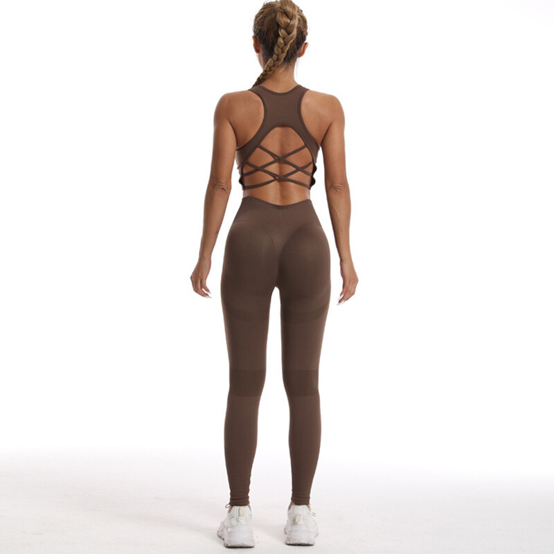 Σετ 2 τεμαχίων Γυναικεία αθλητική φόρμα γυμναστικής Yoga Σετ γυμναστικής Hollow Out Αθλητικό σουτιέν + ψηλόμεσο κολάν αθλητικά κοστούμια γυμναστική Αθλητικά ρούχα