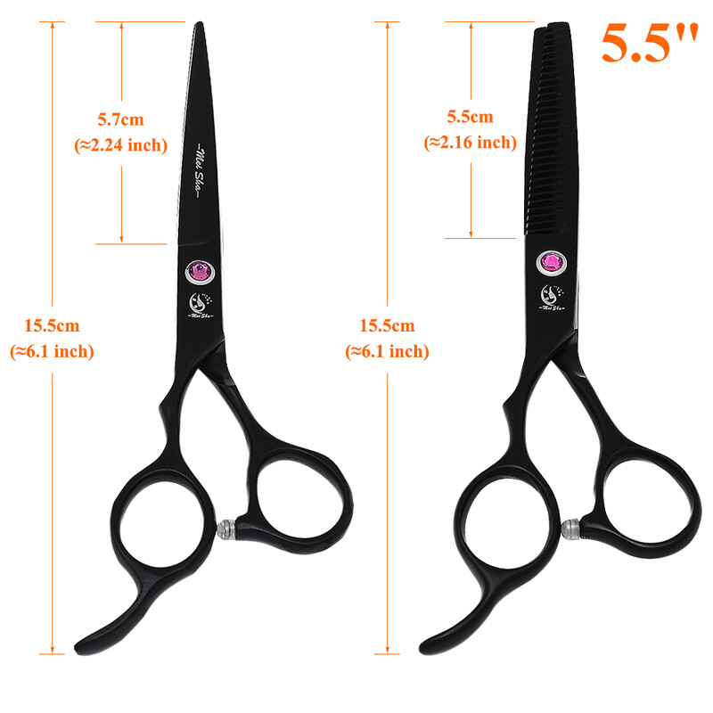 5,5" 6,0" αριστερόχειρες κουρείς Ψαλίδι κομμωτηρίου Ψαλίδι κομμωτικής αραίωσης μαλλιών Κούρεμα κομμωτικής JP440C A0050A