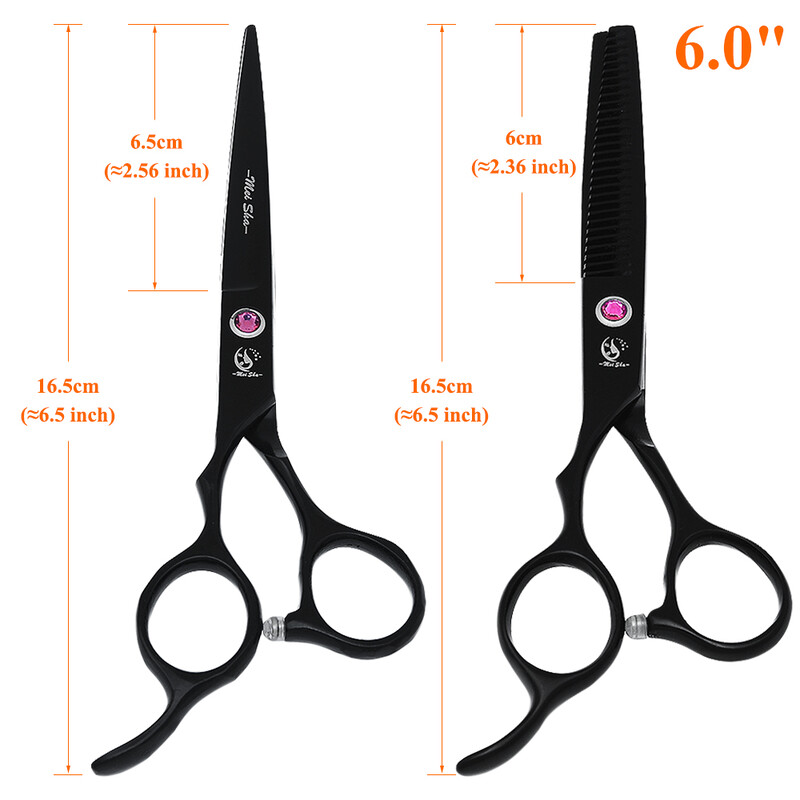 5,5" 6,0" αριστερόχειρες κουρείς Ψαλίδι κομμωτηρίου Ψαλίδι κομμωτικής αραίωσης μαλλιών Κούρεμα κομμωτικής JP440C A0050A