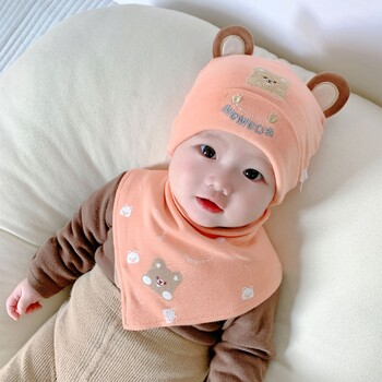 Baby Hat Beanie Φθινόπωρο Χειμώνας Νεογέννητα Βαμβακερά καπέλα για μωρά Άνοιξη Φθινοπωρινό καρτούν Χαριτωμένα παιδικά καπέλα για νήπια αγόρια κορίτσια 3-12 εκατ.