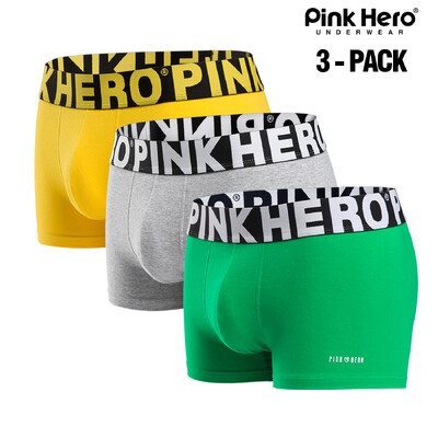 3 db PINKHERO férfi alsónadrág, kiváló minőségű kényelmes és puha pamut alsóneművel, Calzoncillos Hombre