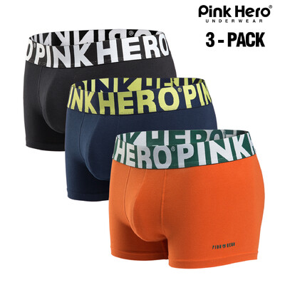 3 db PINKHERO férfi alsónadrág, kiváló minőségű kényelmes és puha pamut alsóneművel, Calzoncillos Hombre