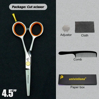 4,5/5,0/5,5/6,0" Japán Fodrász Olló Borbély Ciseaux Coiffure Borbély Vékonyító Olló Tijeras Olló Hajvágáshoz Kit