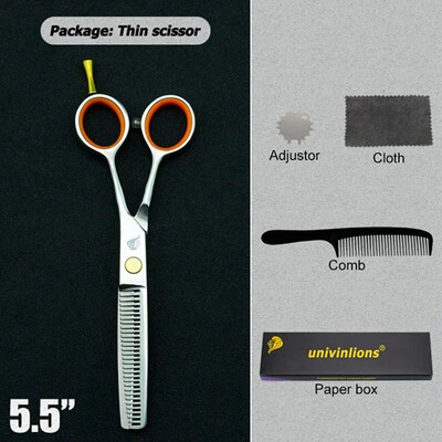 4,5/5,0/5,5/6,0" Japán Fodrász Olló Borbély Ciseaux Coiffure Borbély Vékonyító Olló Tijeras Olló Hajvágáshoz Kit