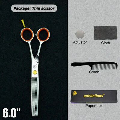 4,5/5,0/5,5/6,0" Japán Fodrász Olló Borbély Ciseaux Coiffure Borbély Vékonyító Olló Tijeras Olló Hajvágáshoz Kit
