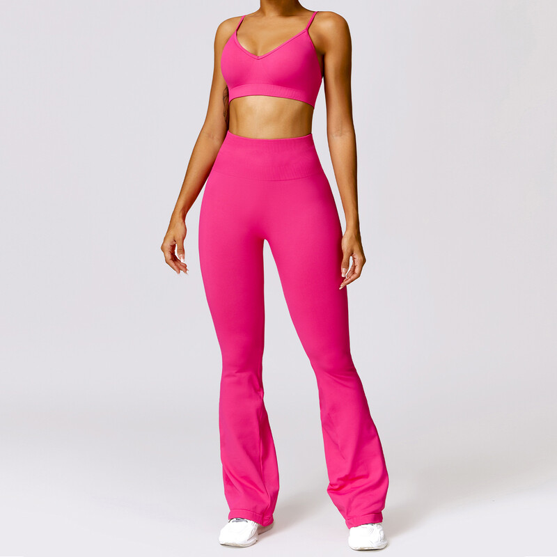 2 ΤΕΜ άνευ ραφής σετ γιόγκα Ρούχα γυμναστικής Αθλητικά ρούχα Γιόγκα για γυναίκες Σετ γυμναστικής Αθλητικές φόρμες με φερμουάρ μακριά μανίκια Κολάν προπόνησης
